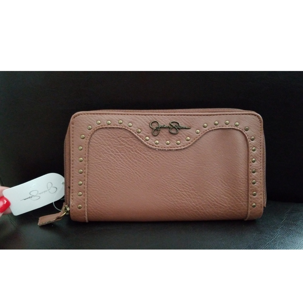 Jessica Simpson double zip wallet NWT!!!!